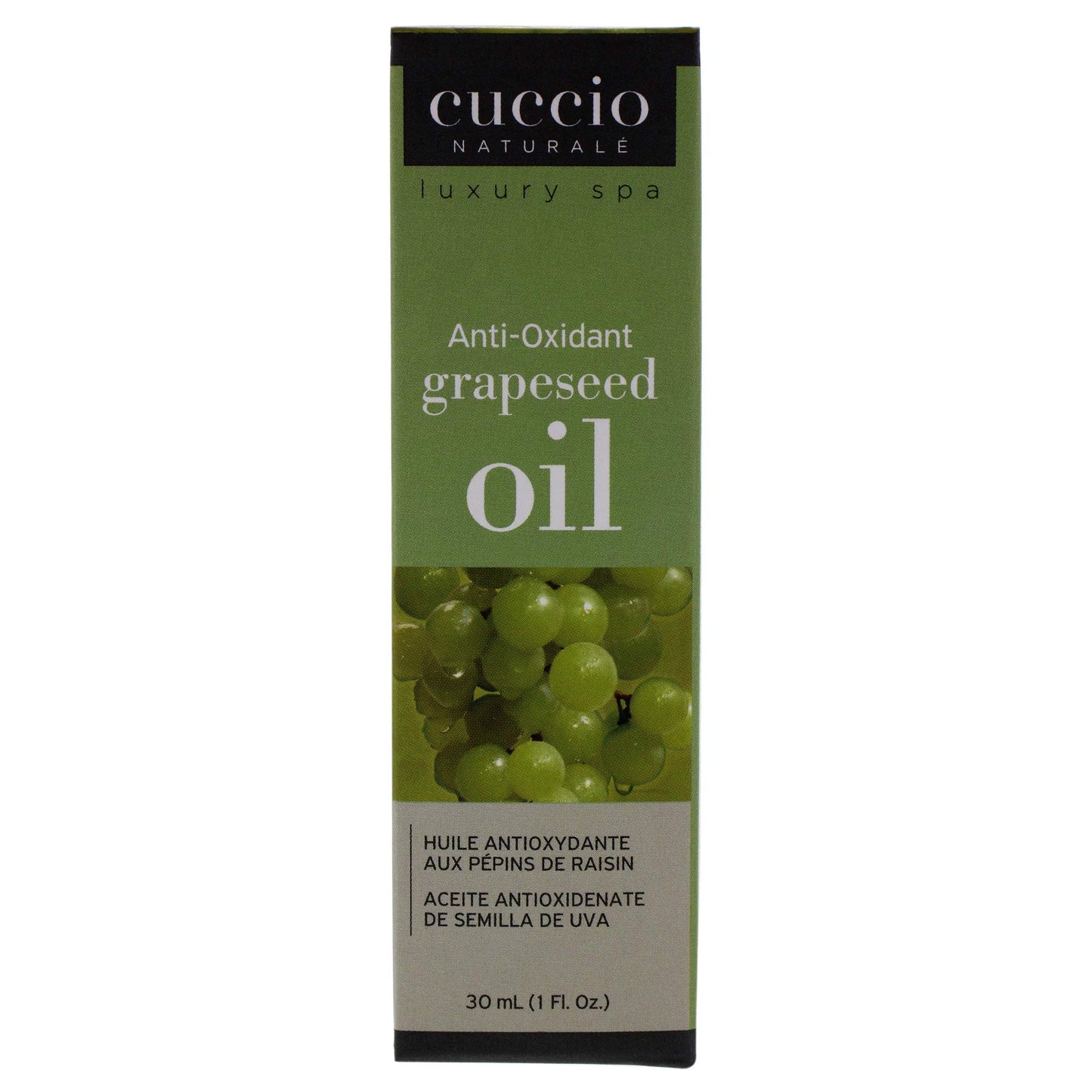 Dark Olive Green Cuccio Naturale Anti-Oxidant Oil - Smoothing Moisture Repair For Dry, Cracked Skin Relief - Firming Oil to Reduce Fine Lines and Signs of Aging - Massage Treatment for Hands, Feet, and Body - 1 oz