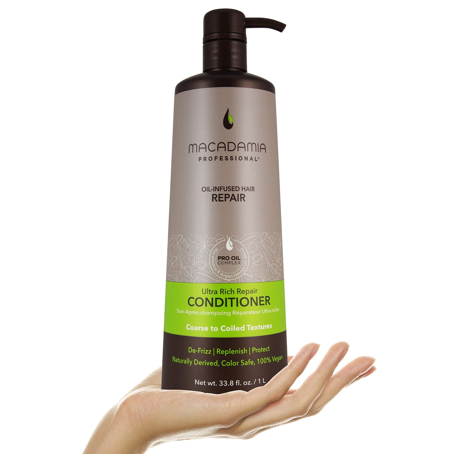 White Smoke Macadamia Professional Ultra Rich Moisture Hair Conditioner – Deep Hydration for Dry Curly Hair Care Sulfate Paraben Free Natural Organic Vegan Hair Product, 33.8 fl oz