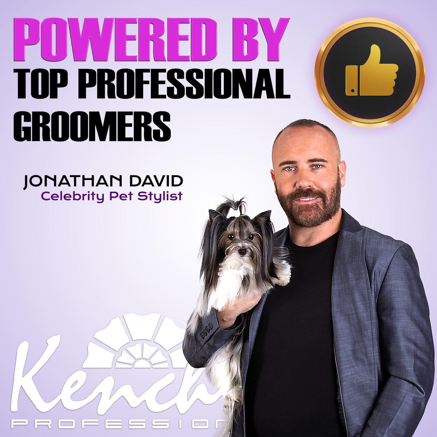 White Smoke Kenchii Flash Dog Clippers for Grooming 4-in-1 Digital Cordless Cat & Dog Grooming Clipper for Pet Care, Precision Pet Grooming Trim, Shape, and Style Effortlessly, White