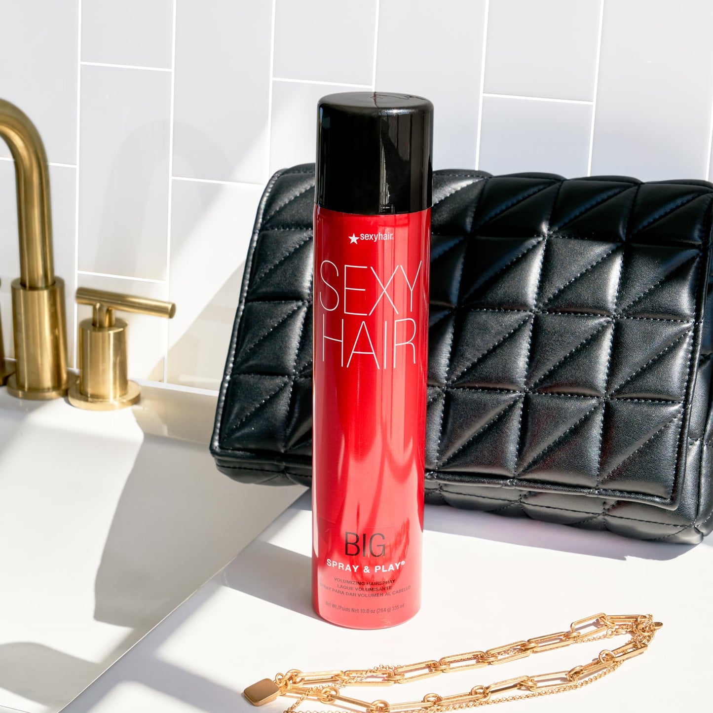 White Smoke SexyHair Big Spray & Play Volumizing Hairspray | Hold and Shine | Up to 72 Hour Humidity Resistance | All Hair Types
