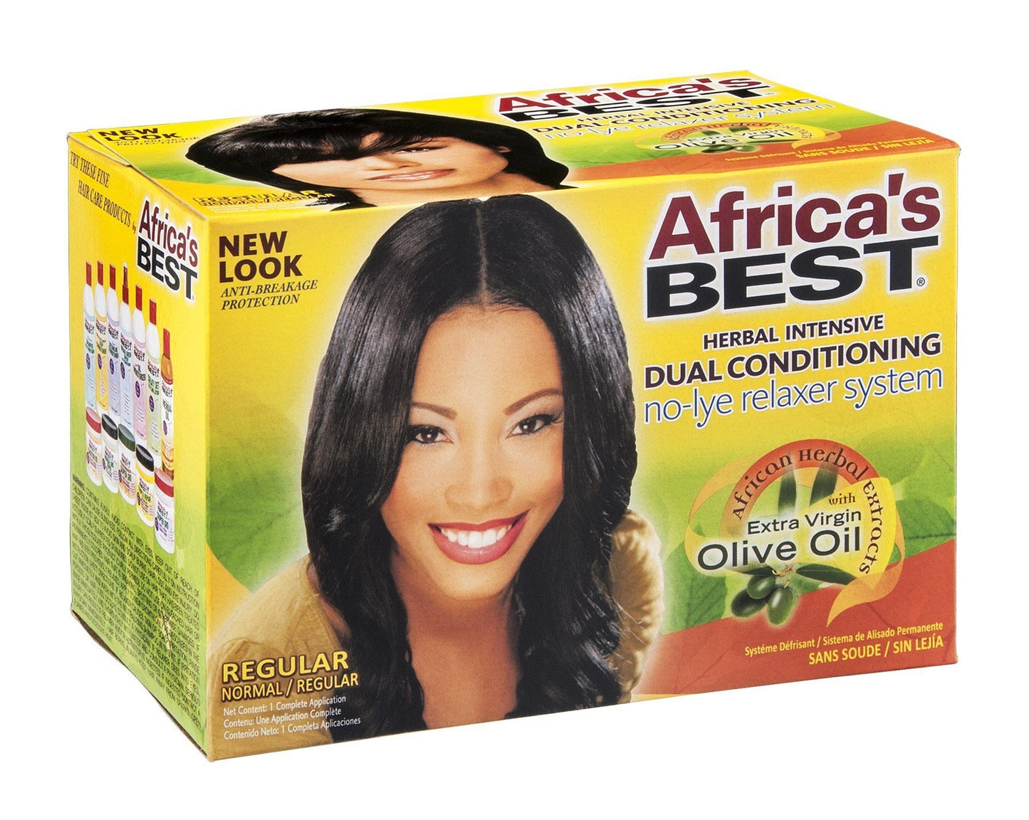 White Smoke Africas Best Regular Relaxer Kit, Pack of 6