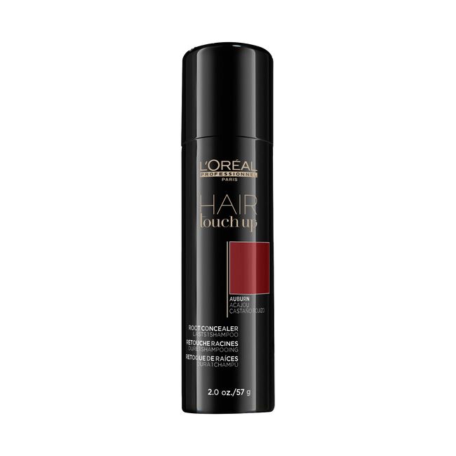 Black L'Oreal Professionnel Hair Touch Up Temporary Root Spray