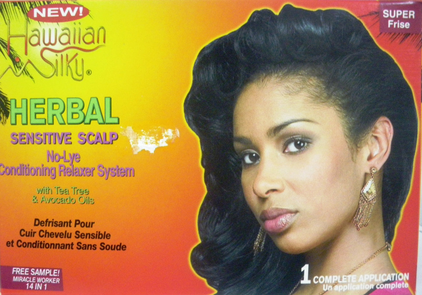 Dark Slate Gray Hawaiian Silky Herbal No Lye Relaxer Kit - Regular (1 pack) 80025