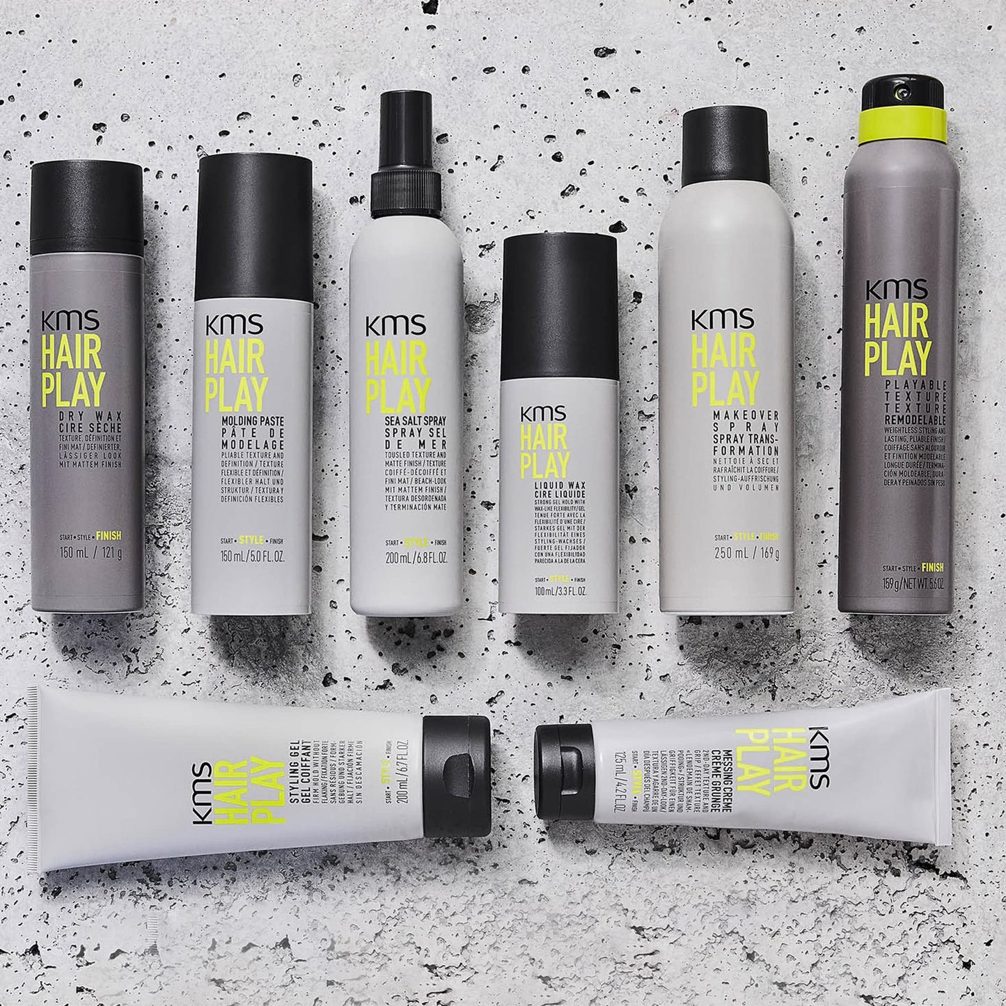 Gray KMS HAIRPLAY Playable Texture, 5.6 Oz