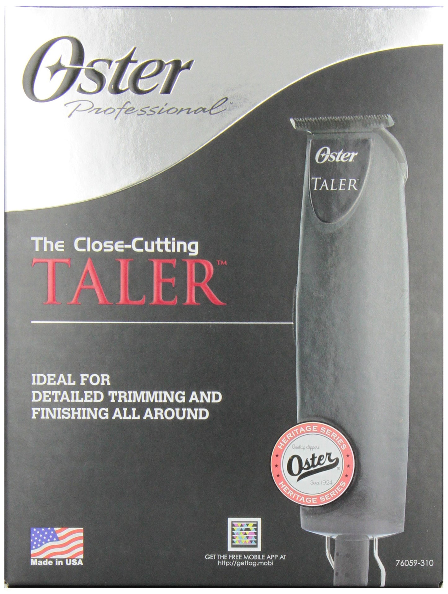 Dark Slate Gray Oster 76059-310 Taler Professional Hair Trimmer