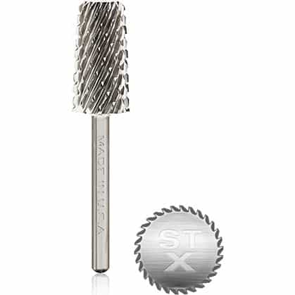 White Smoke Startool Carbide 3/32 STX Ex.Coarse Sp.Silver Chamfer 0350SP