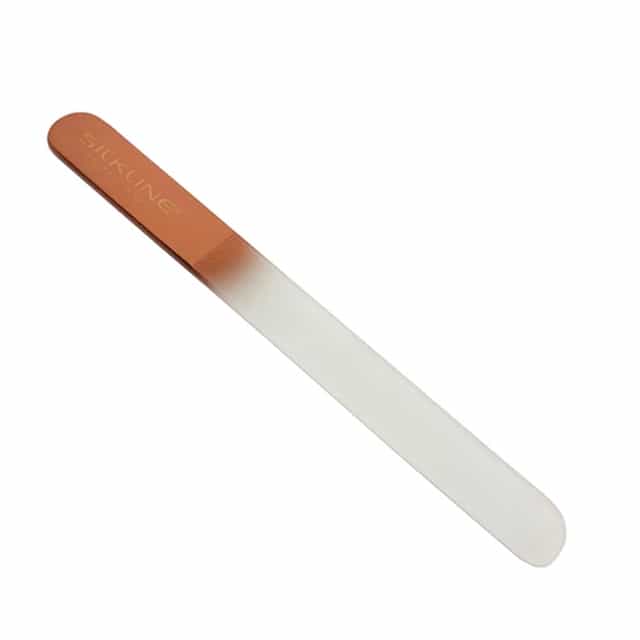 White Smoke Silkline Glass Nail File - GLASSFDSPGOC