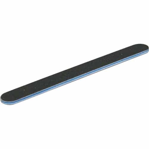 White Smoke Nail File Black 80/100 Washable Serrated Blue 24112