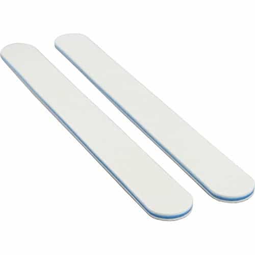 White Smoke Nail File White 80/100 Washable Serrated Blue 24101