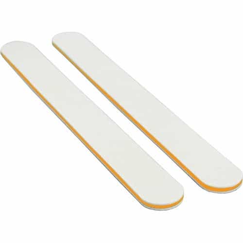 White Smoke Nail File White 240/240 Washable Serrated Peach 24105