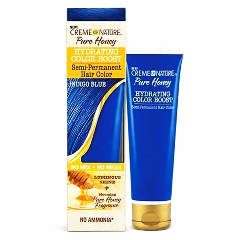 White Smoke Creme Of Nature Hair Color 3 oz Indigo Blue 46504