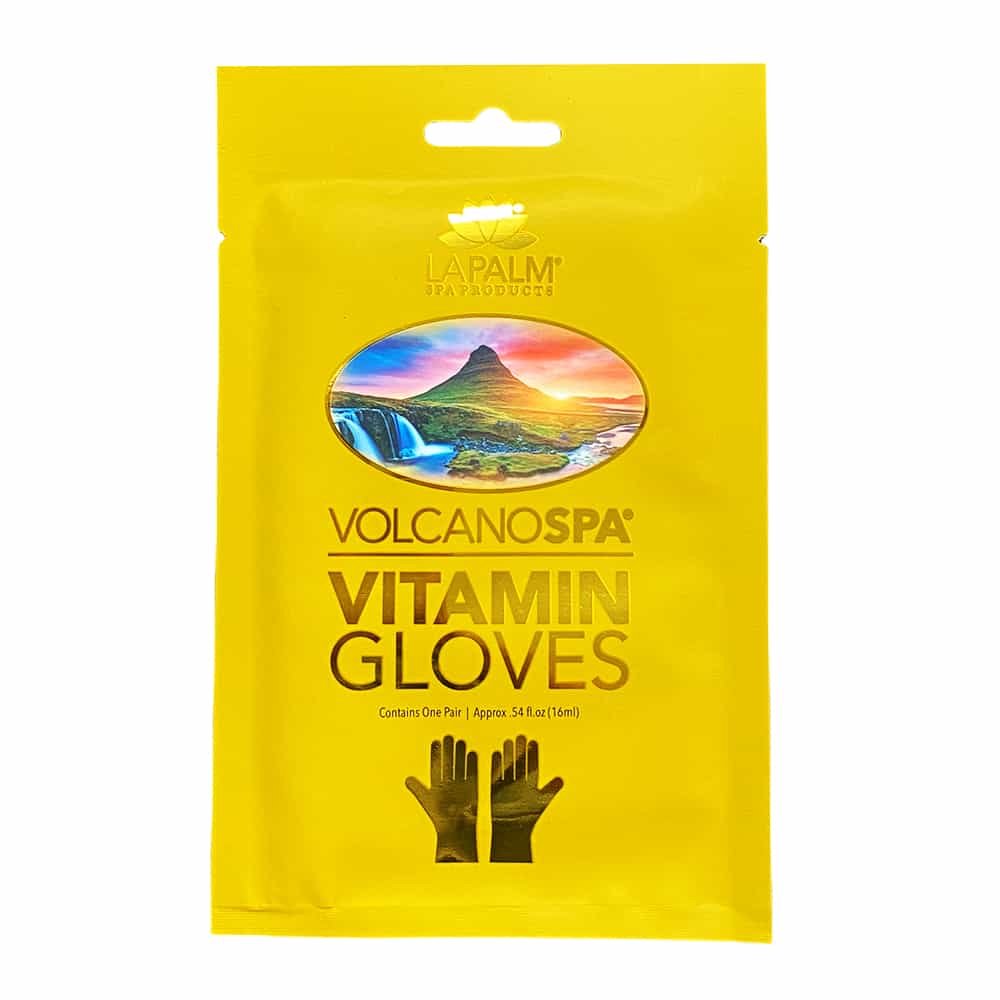 Gold La Palm Volcano Spa Vitamin Glove 1Pairs VS200/03279