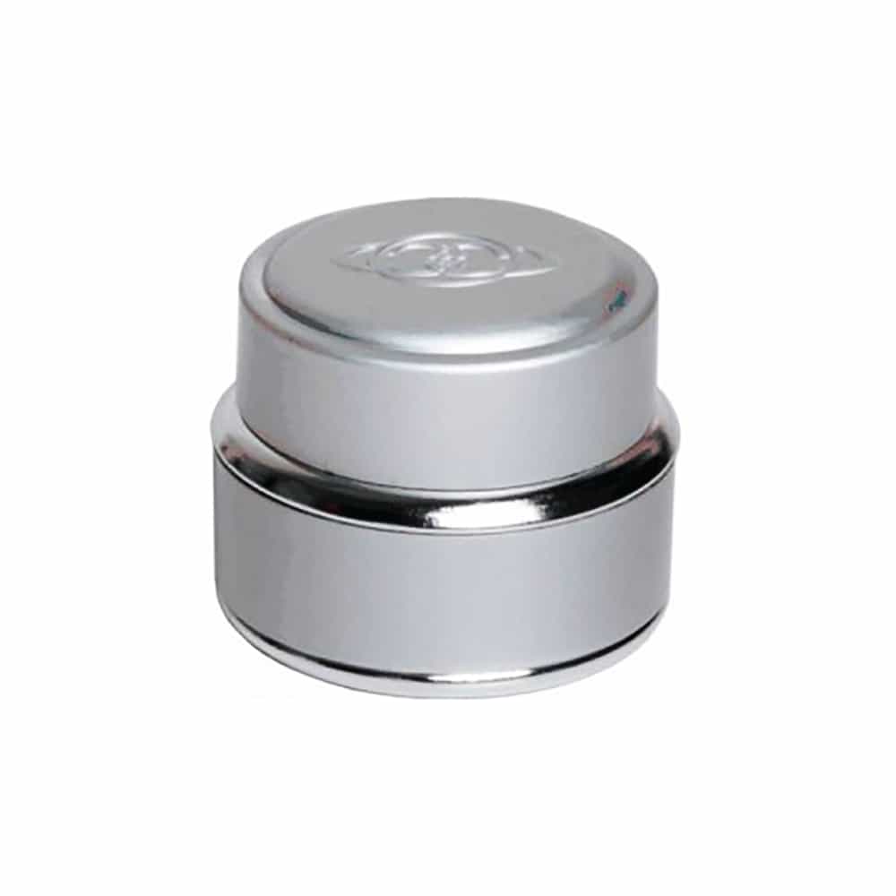 Dark Gray Berkeley Aluminum Cladded Glass Jars Silver - 2 oz. BT131-SV