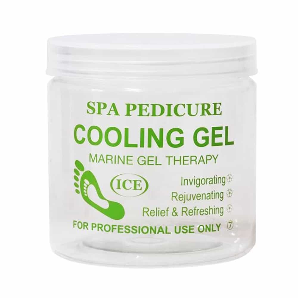Lavender Berkeley Printed PET Jar W/Lid 16oz ICE COOLING GEL BJ212-07