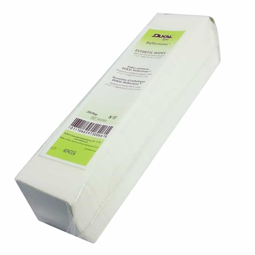 White Smoke Dukal Reflections Esthetic Wipes 2"x2" 4Ply 200pcs