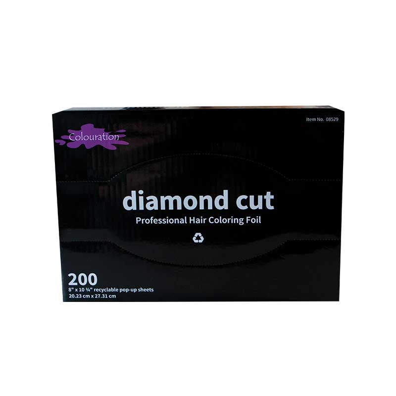 Black Marianna (08529) Diamond Foil Rough 8x10 Pop Up 200 Shts