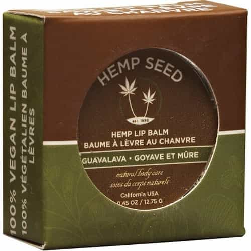 Dark Slate Gray Earthly Body Hemp Seed Lip Balm Tin 0.45oz Guavalava HSL568T