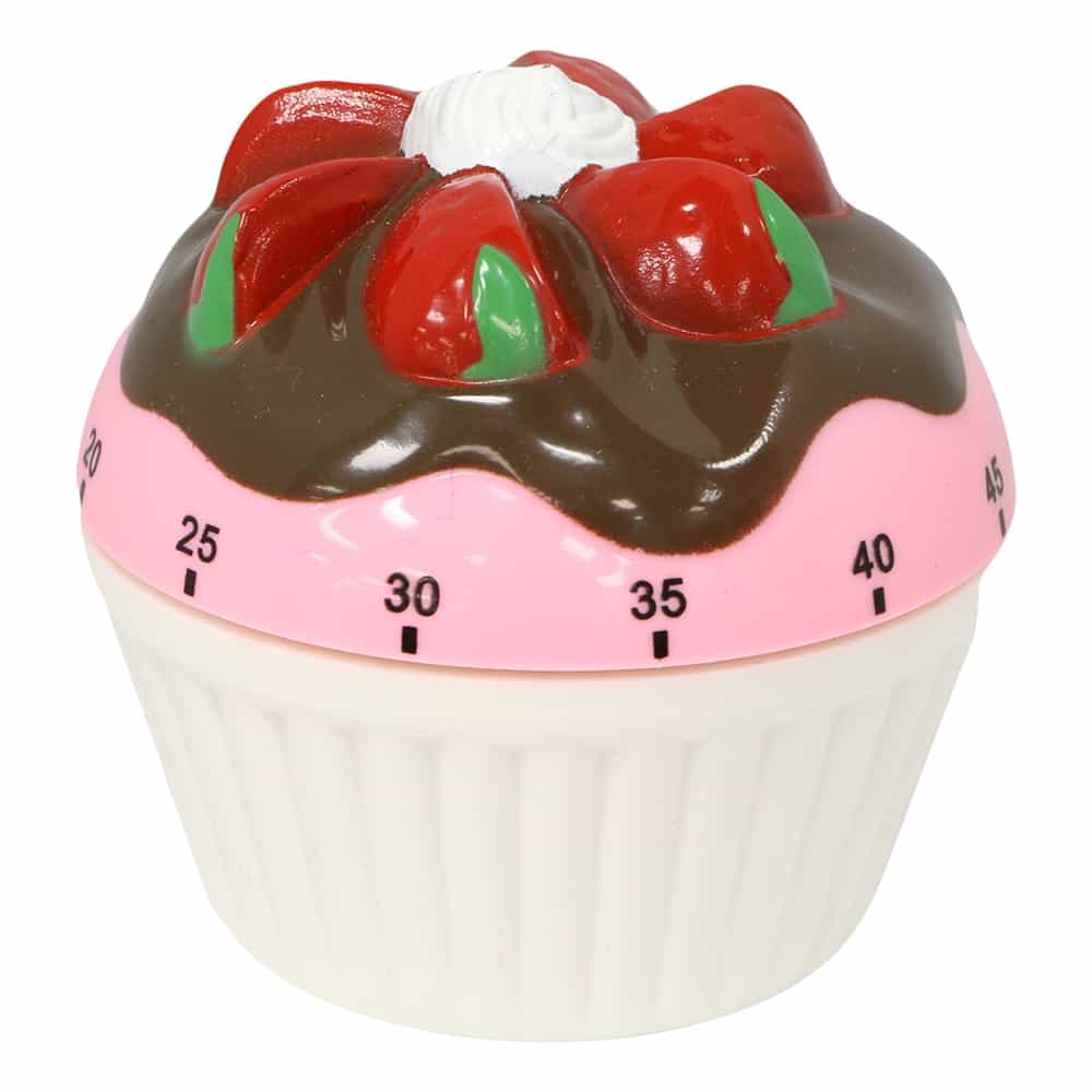 White Smoke Dannyco Cupcake Timer 60 Min CAKETIMERLAC / 01439