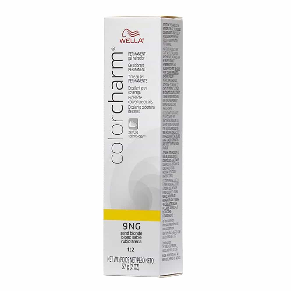 Light Gray Wella C.C. Gel Hair Color 9NG Sand Blonde 2 oz 02907