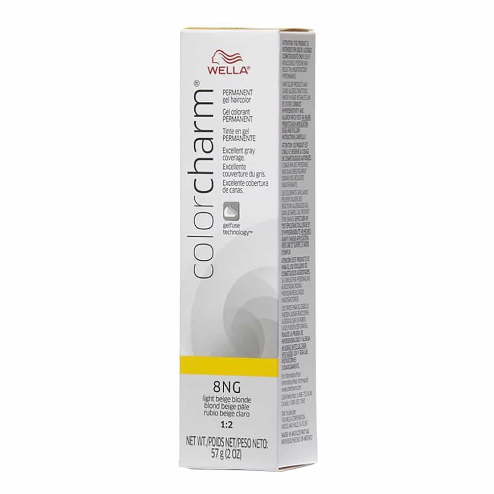 Gray Wella C.C. Gel Hair Color 8NG Light Beige Blonde 2 oz 02908