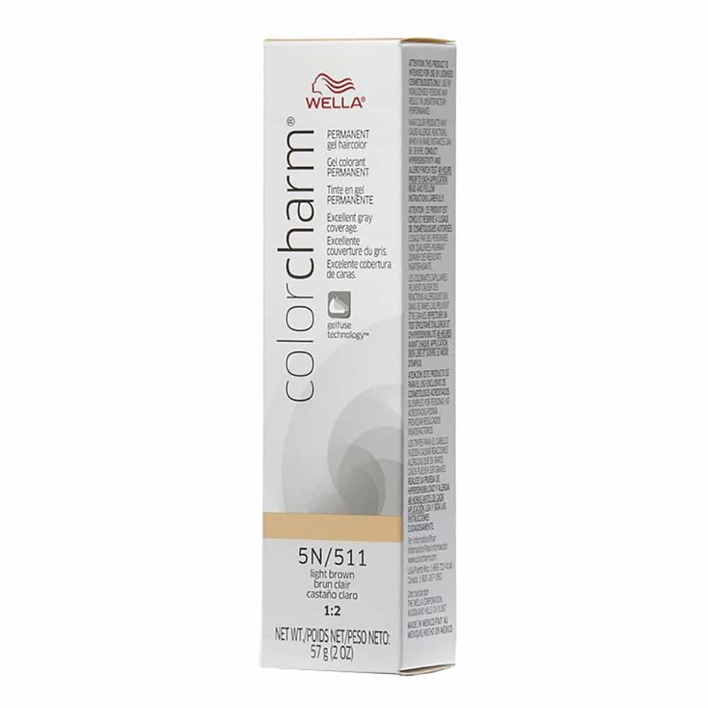 Light Gray Wella C.C. Gel Hair Color 5N/511 Light Brown 2 oz 02913
