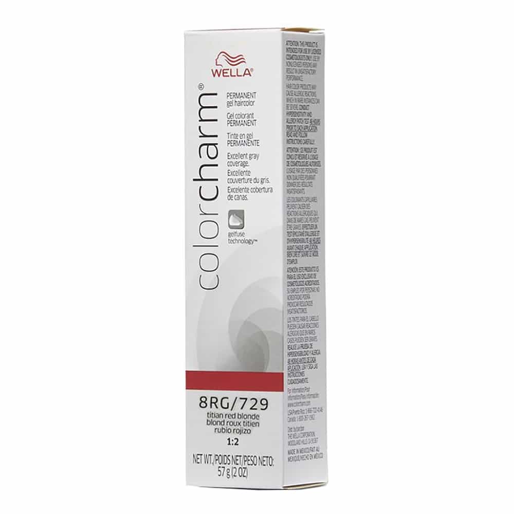 Light Gray Wella C.C. Gel Hair Color 8RG/729 Titian Red Blonde 2oz02923