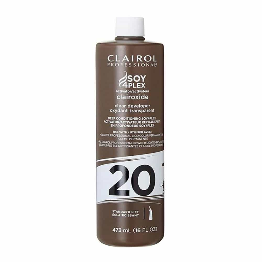 Dark Olive Green Clairol Soy 4Plex Clairoxide Clear Developer20 -16 oz 10417