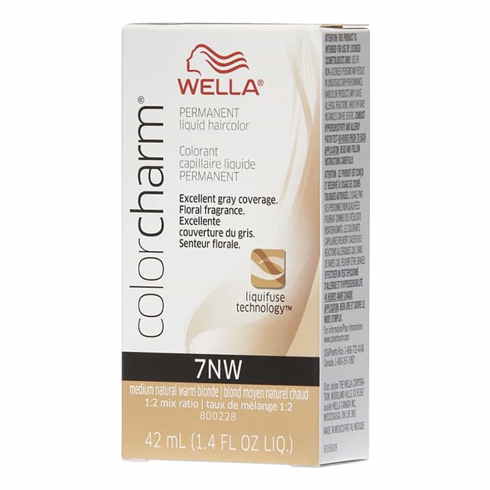 Lavender Wella C.C. Hair Color 7NW Med. Nat. Warm Blonde 1.4 oz 10550