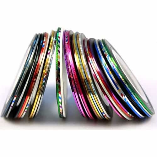 White Smoke Nail Art Striping Tape - 0.5mm - Light Blue