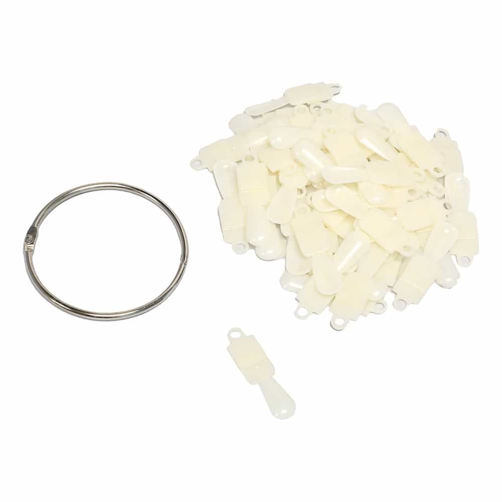 White Smoke 50-Tip In-A-Ring Compact Style Natural PD116NT