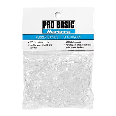Light Gray Marianna (10476) Rubber Bands Clear 250pk