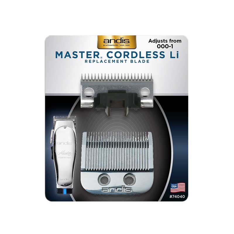 Light Gray Andis (74040) Cordless Master Replace Blade with driver