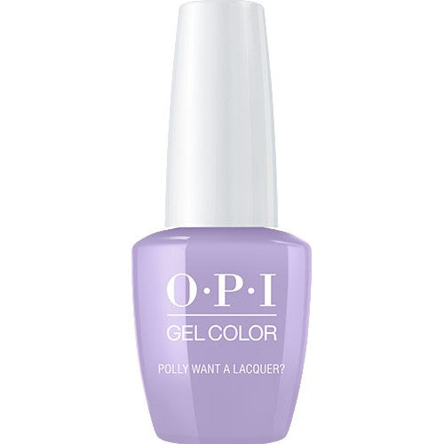White Smoke OPI GelColor Polly Want A Lacquer 0.5oz