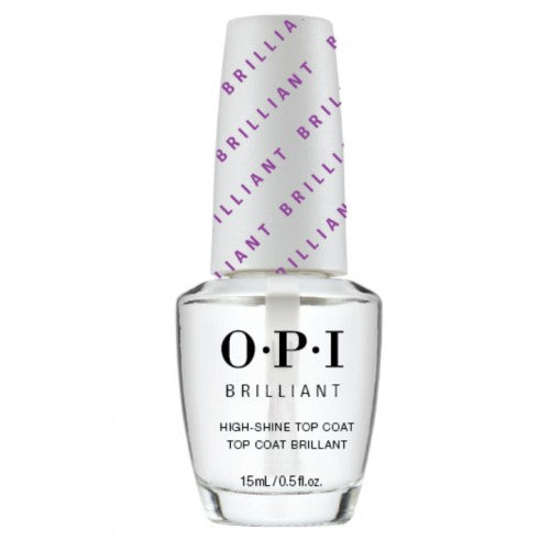 White Smoke OPI Brilliant Top Coat 0.5oz