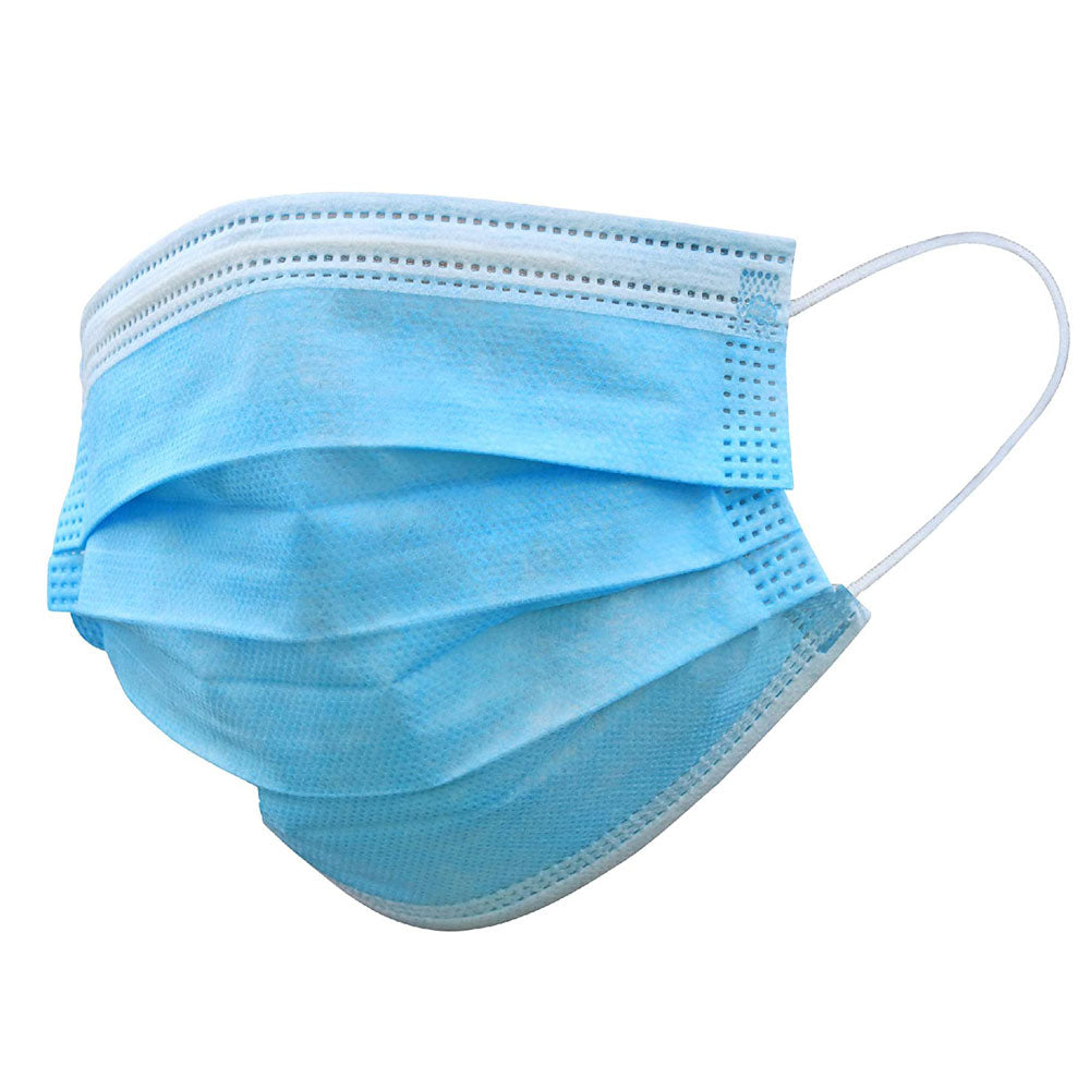 White Smoke Allure Blue Disposable 3-Ply Face Masks