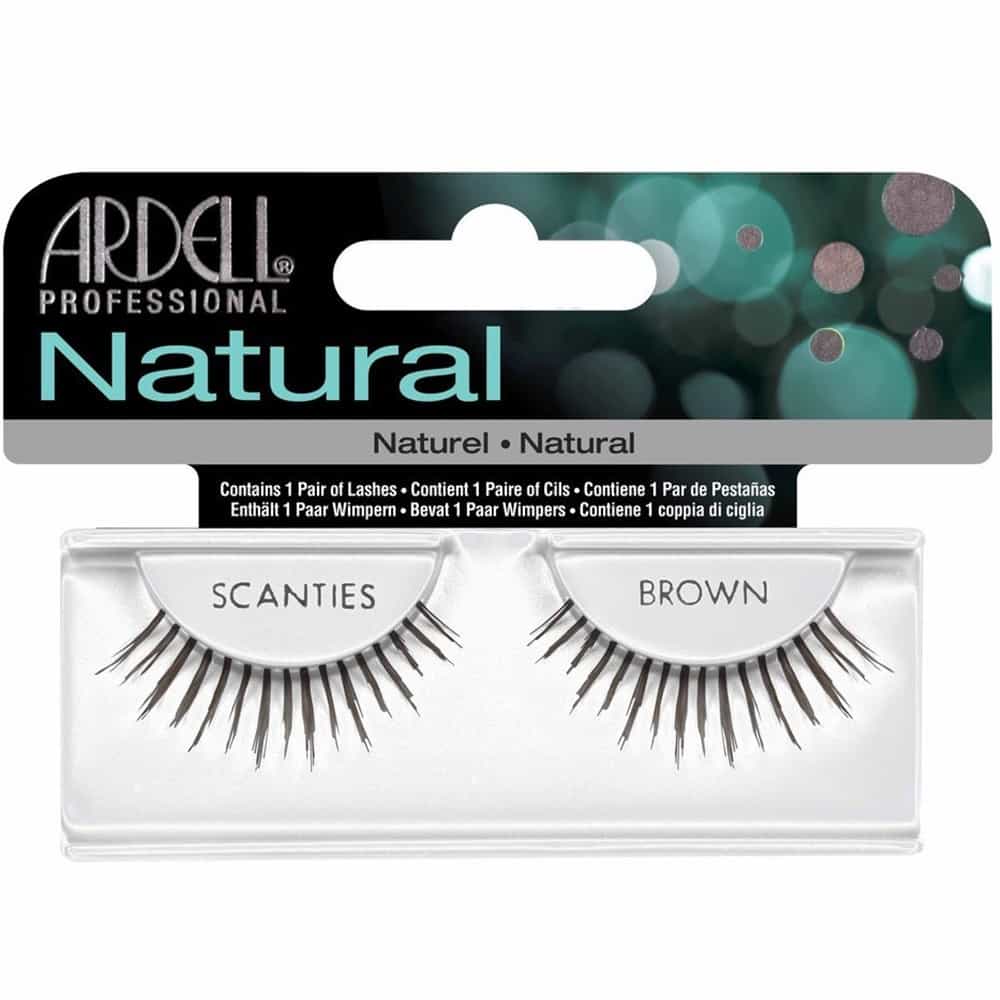 White Smoke Ardell Natural Lashes - Scanties Brown