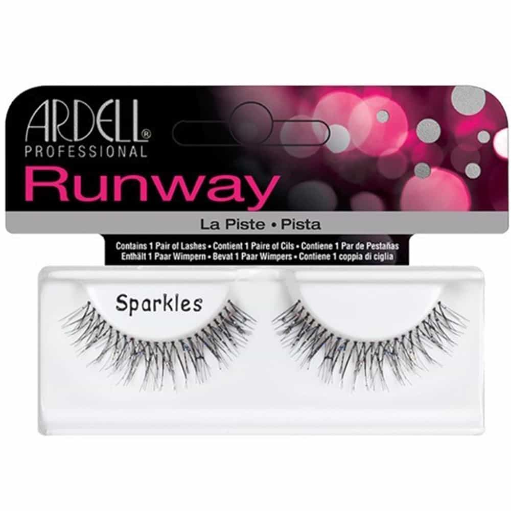 White Smoke Ardell Runway Thick Lashes - Sparkles Glitter