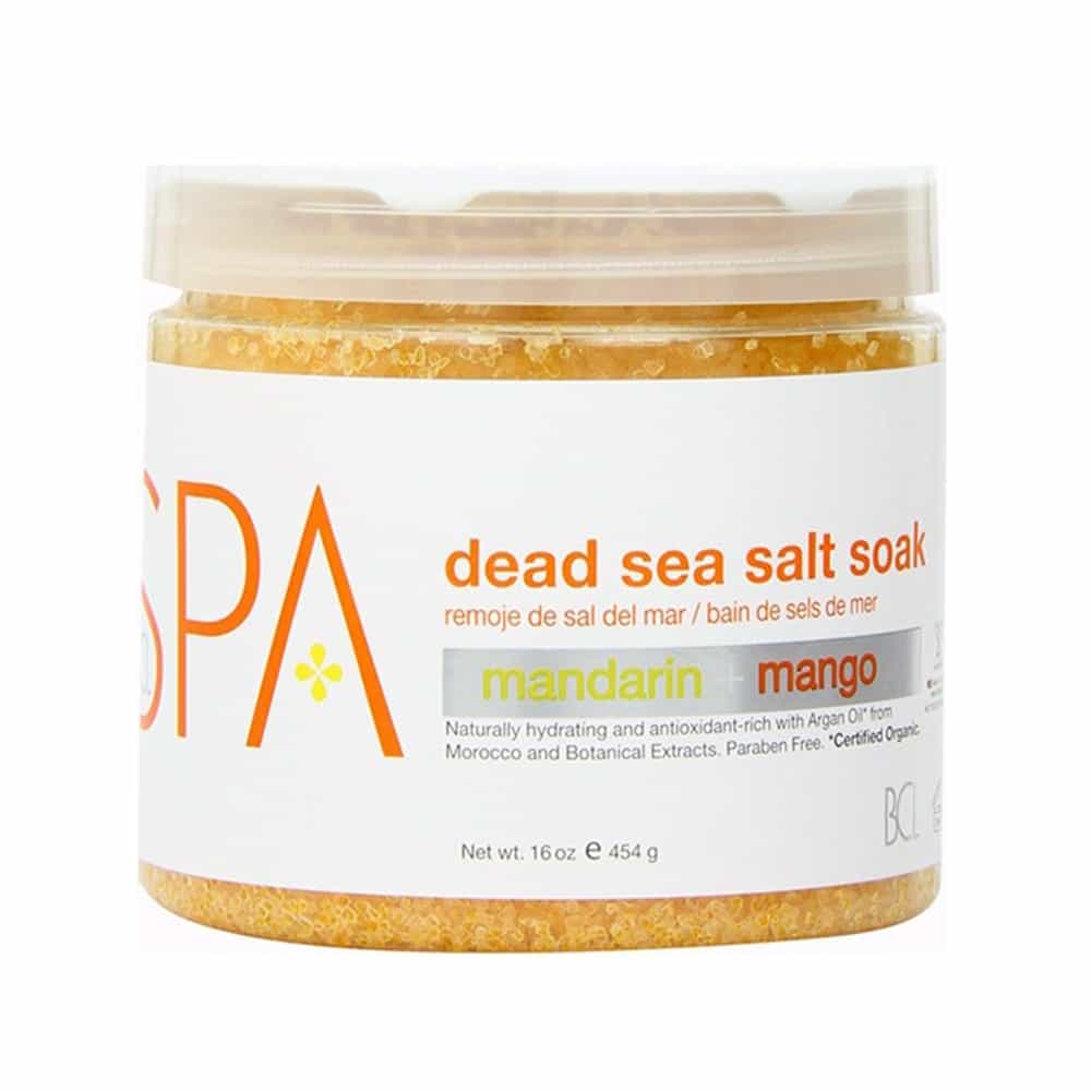 Seashell BCL SPA Dead Sea Salt Soak 16 oz - Mandarin+Mango 52101