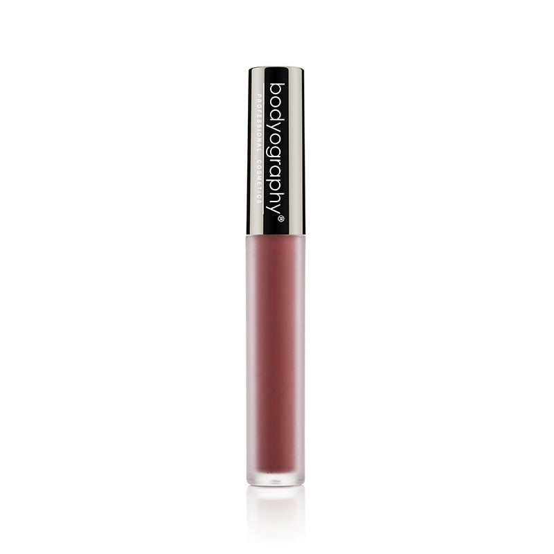 Dark Gray Bodyography Lip Lava Liquid Lipstick Queen Bee