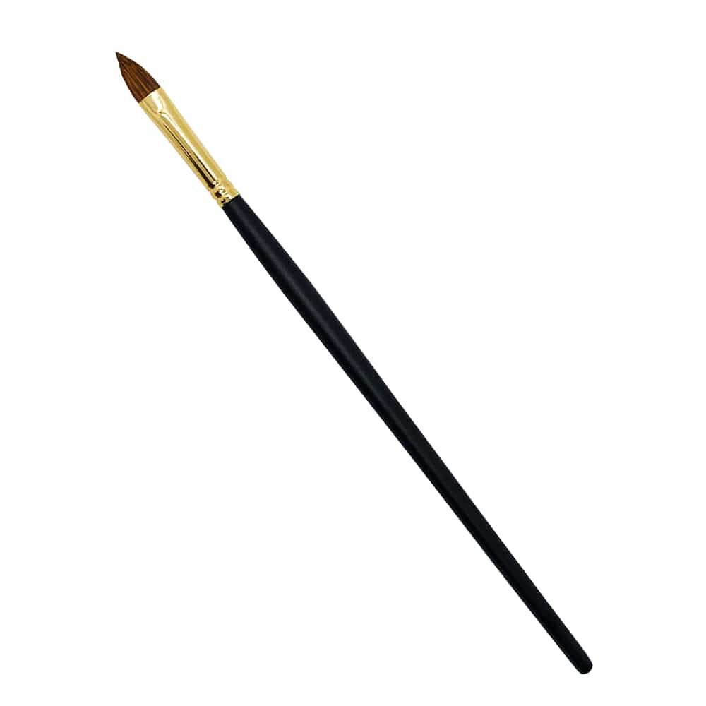 White Smoke Cuccio Perfection Oval Sable Brush Size 9