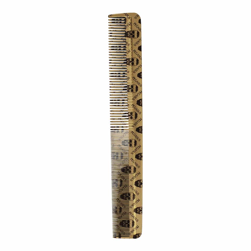 Dim Gray Pegasus Skulleto Cutting Comb 8.3" Gold PEGSK210GC/02738