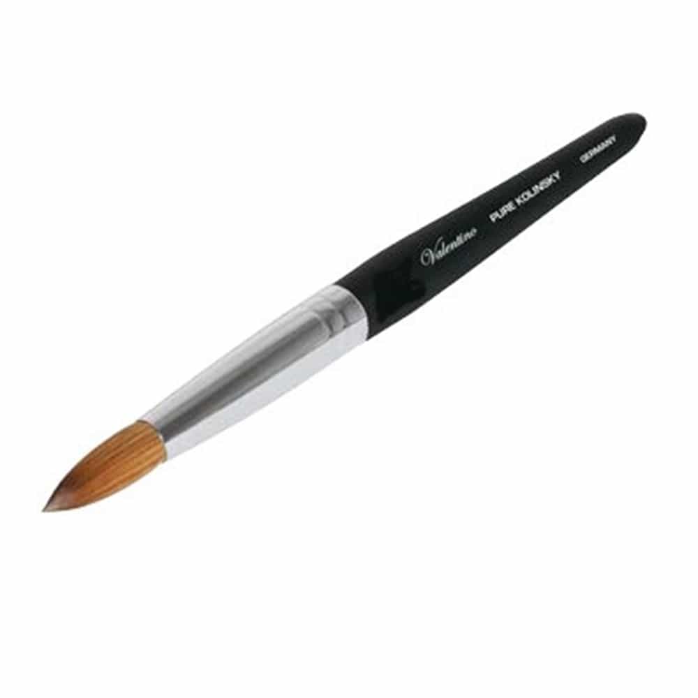 White Smoke Valentino Pure Kolinsky14 Blackwood Chrome Ferrule NB325B-14