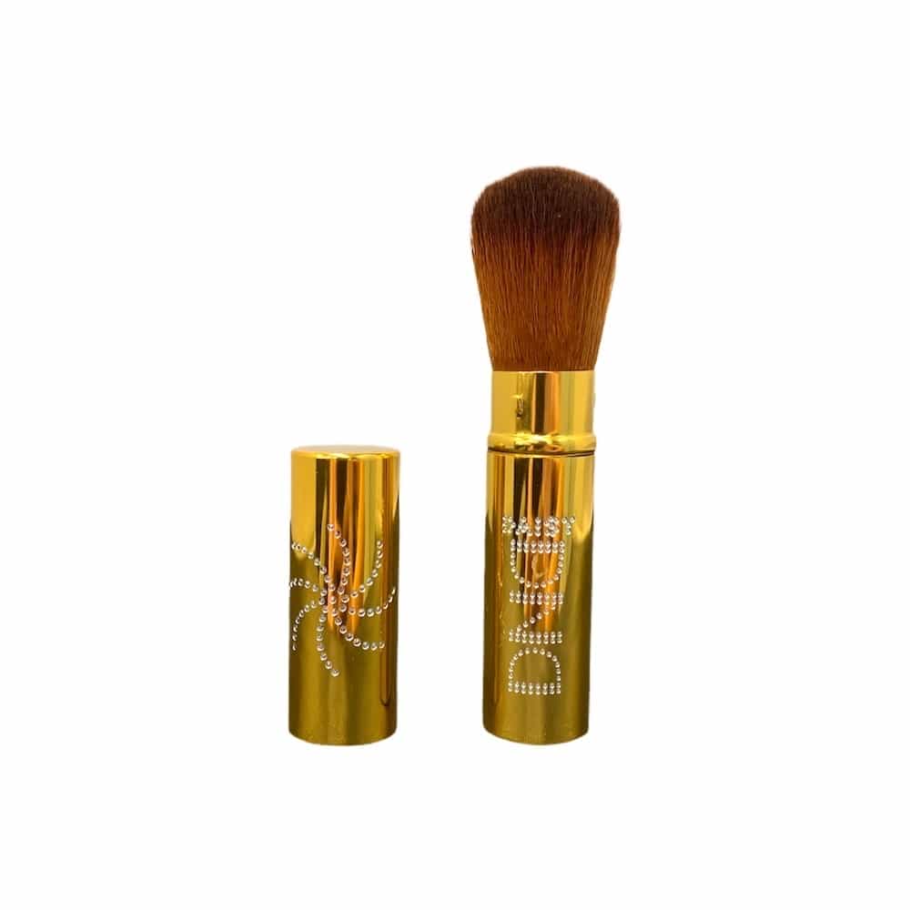 White Smoke DND Small Nail Dust Brush - Gold