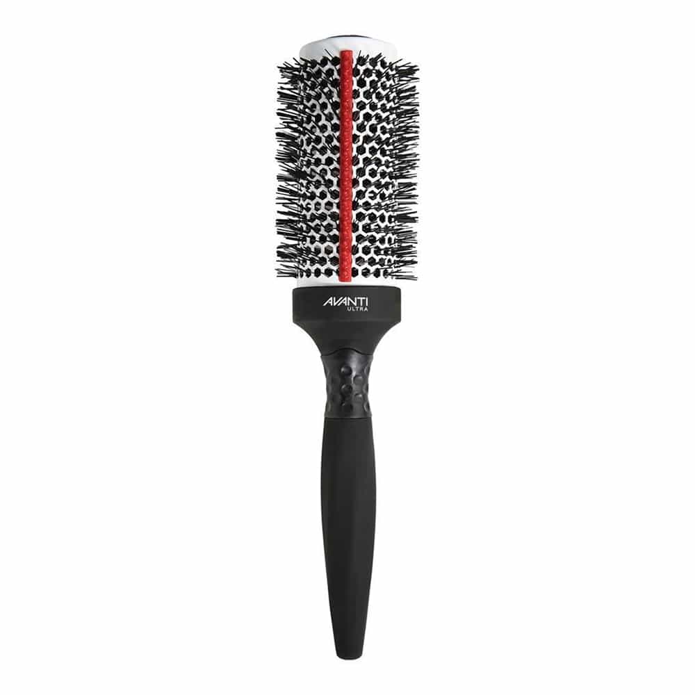 White Smoke Avanti Ultra Keratin Brush W/Strips Large KR-43LC / 05354