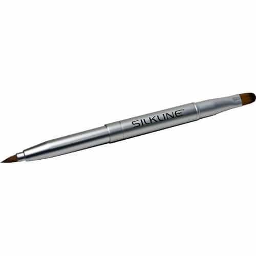 White Smoke Silkline Double-Ended Makeup Brush MKBRUSH1MODC / 02064