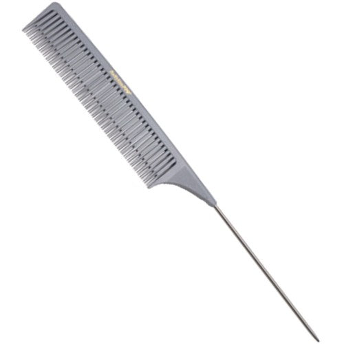 White Smoke BabylissPro Royale Highlift Comb Narrow Grey