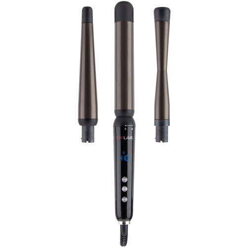 White Smoke CHI LAVA Interchangeable Triple Curl Wand