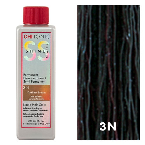 White Smoke CHI Shine Shades 3N Darkest Brown 3oz