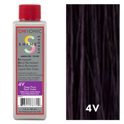 White Smoke CHI Shine Shades 4V Deep Plum Dark Violet 3oz