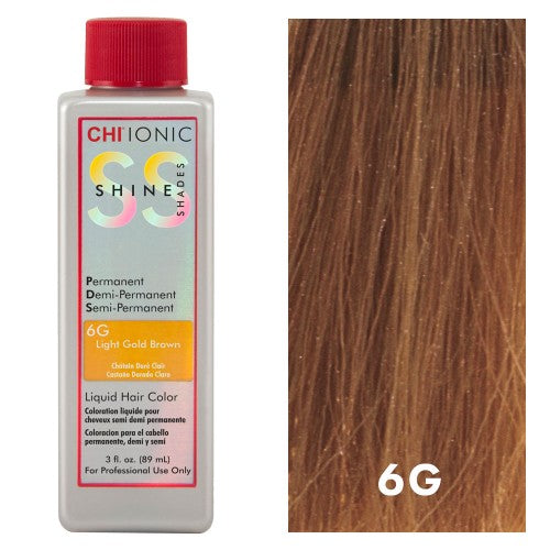 White Smoke CHI Shine Shades 6G Light Gold Brown 3oz